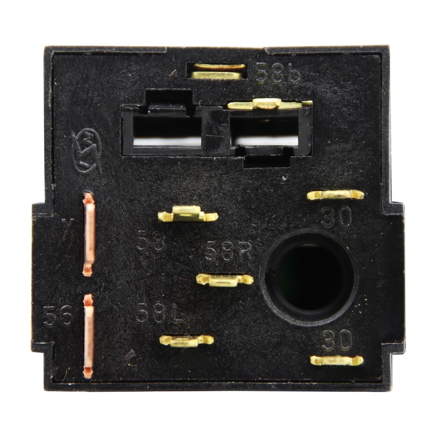 Interruptor Luces Con Reostato 12V 8 Patas. Santana, Quantum, Voyage, Gol, Saveiro Y Passat 88 > 93-1