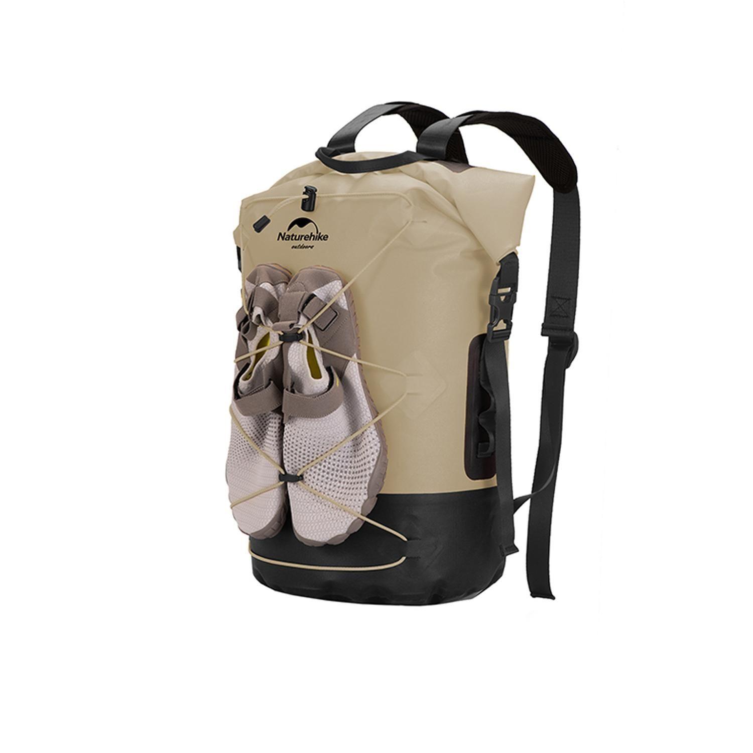 Mochila 30L Impermeable Separacion Humedo Y Seco - Caqui-0