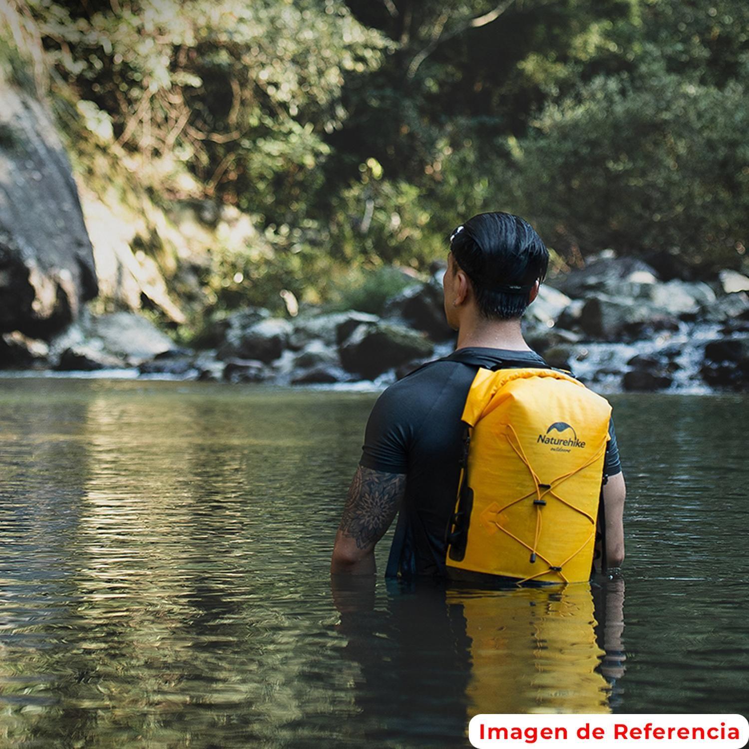 Mochila 30L Impermeable Separacion Humedo Y Seco - Caqui-1