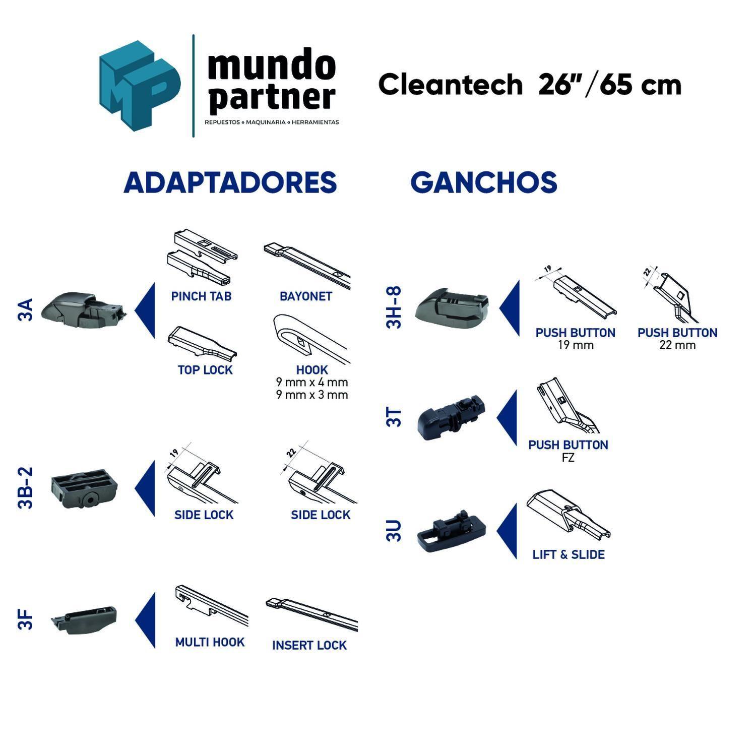 Kit Plumillas Hella 26 Y 14 Chevrolet Tracker 2018-2020-5