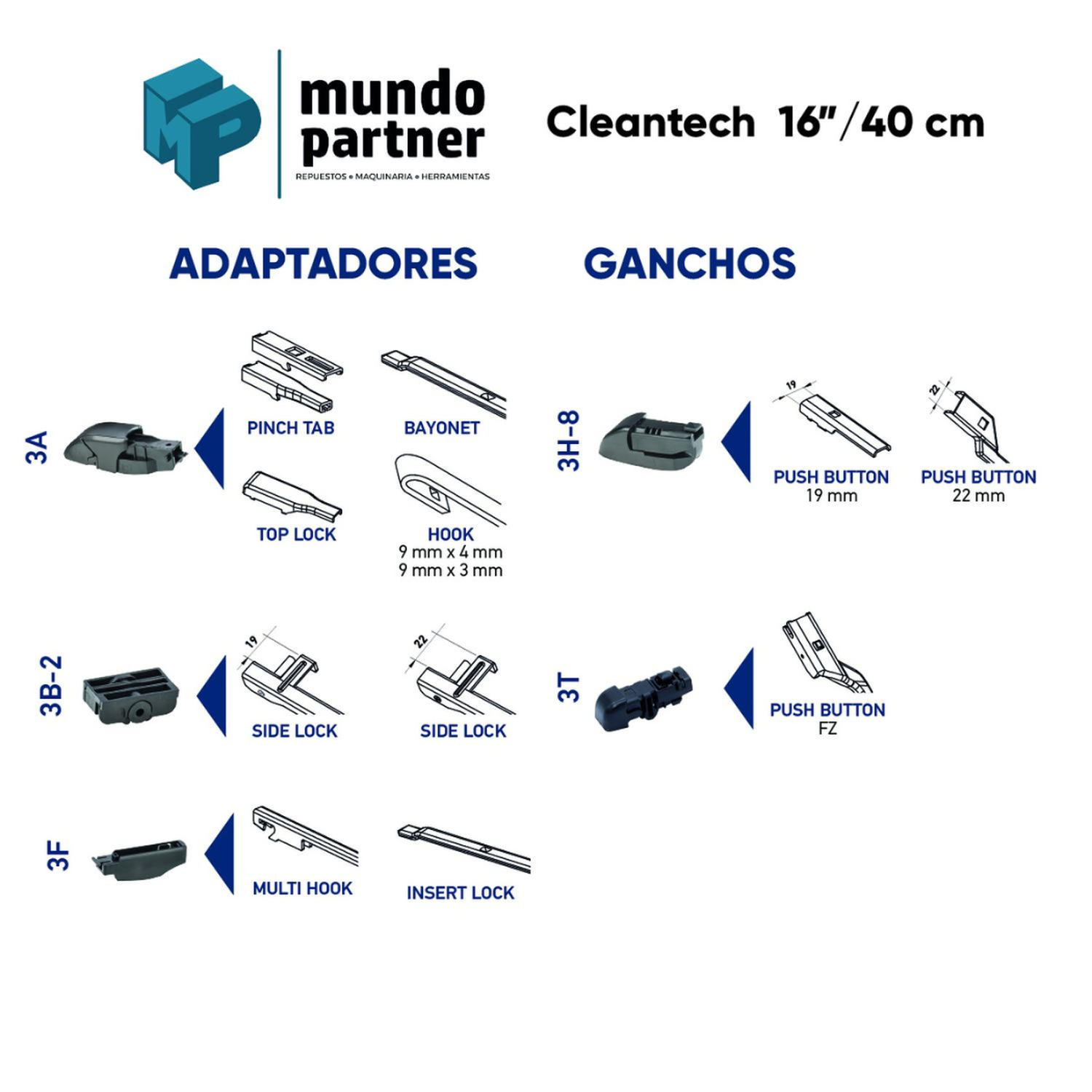 Kit Plumillas Limpiaparabrisas 24 Y 14 Chevrolet Groove-3