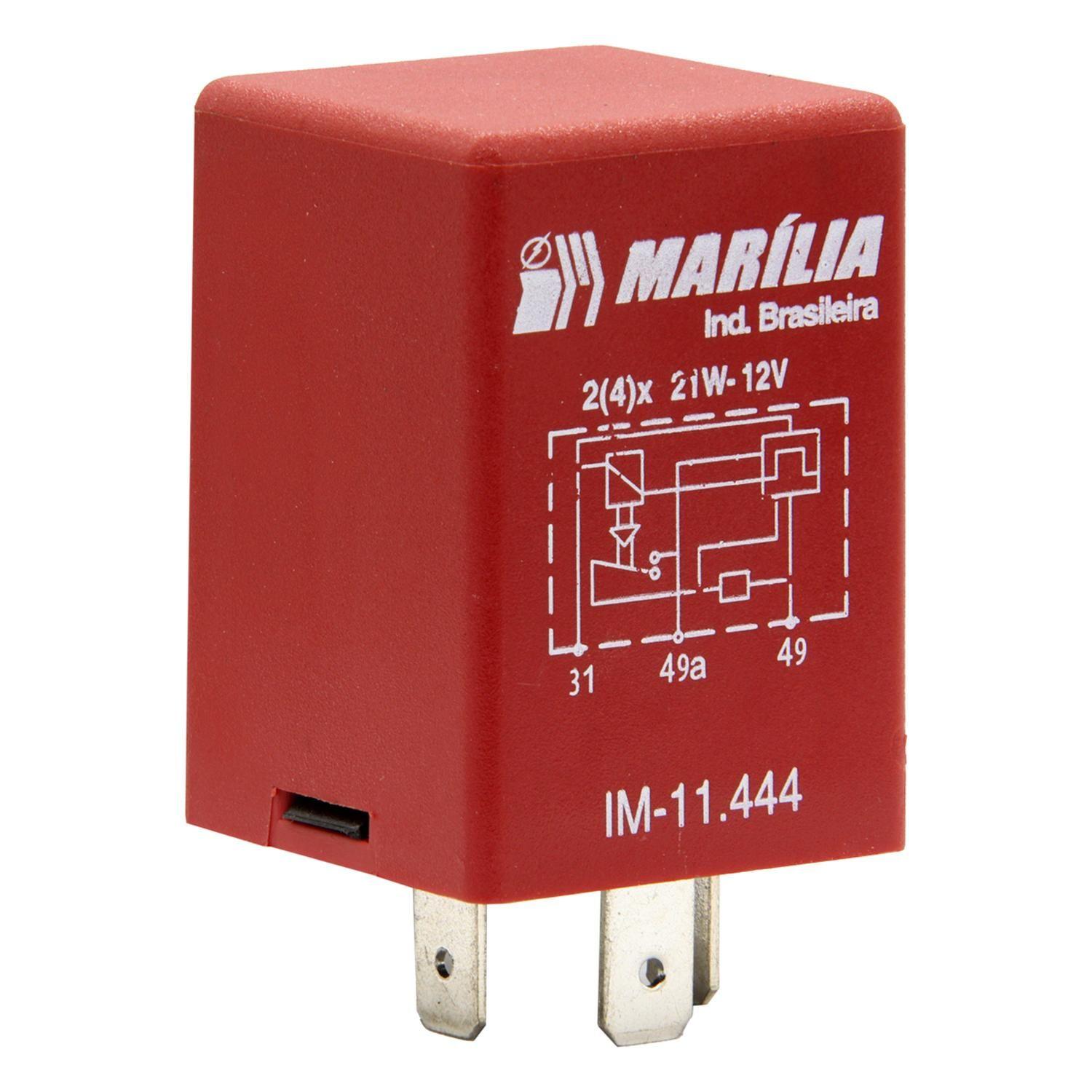 Relay Intermitente 3 Patas (2+2) 21W - 12V Con Alarma Lampara Quemada-1