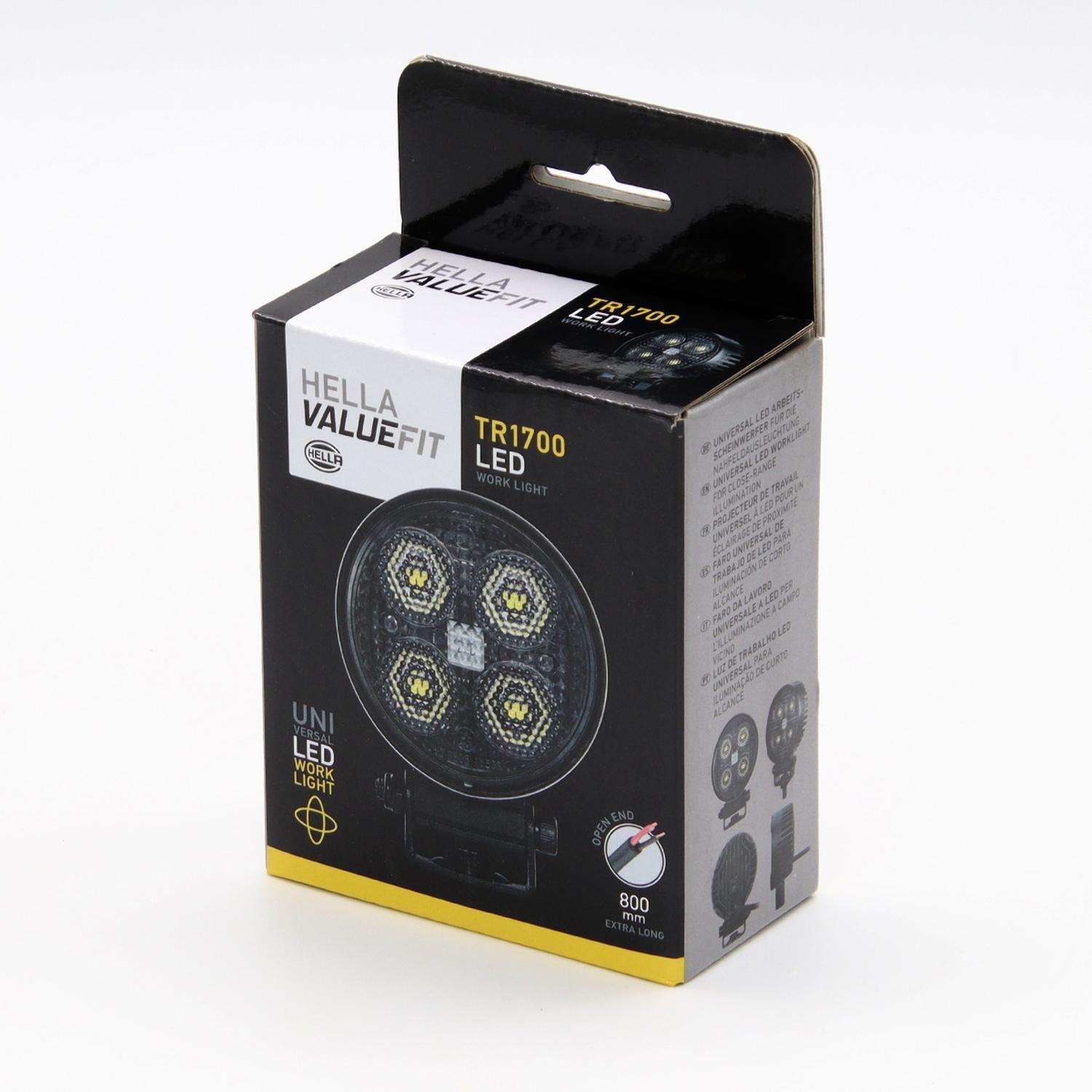 Luces Foco Neblinero 4Led Hella Redondo 12/24v Camion (Par)-2