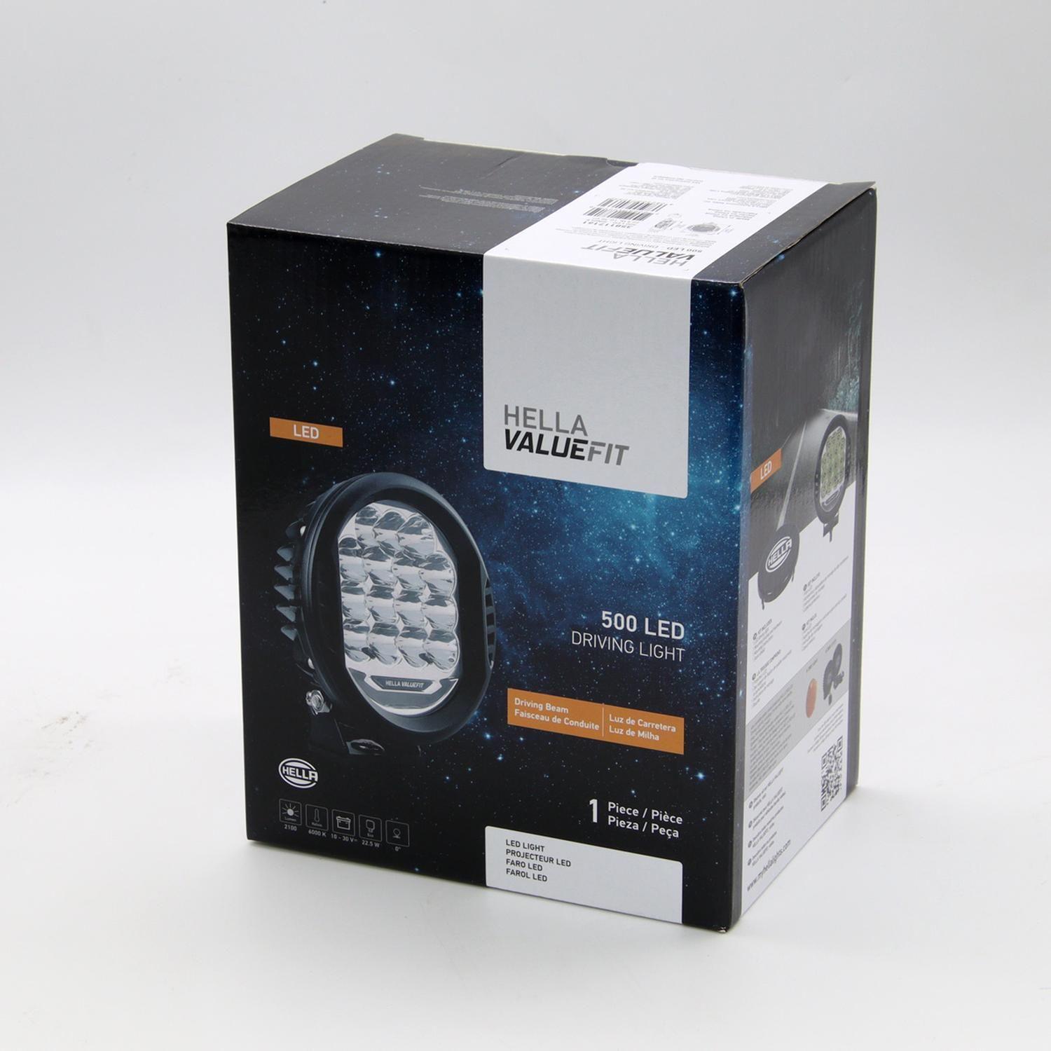 Farol Hella 15 Led 10-30v Valuefit 500  Redondo Camion (Par)-2