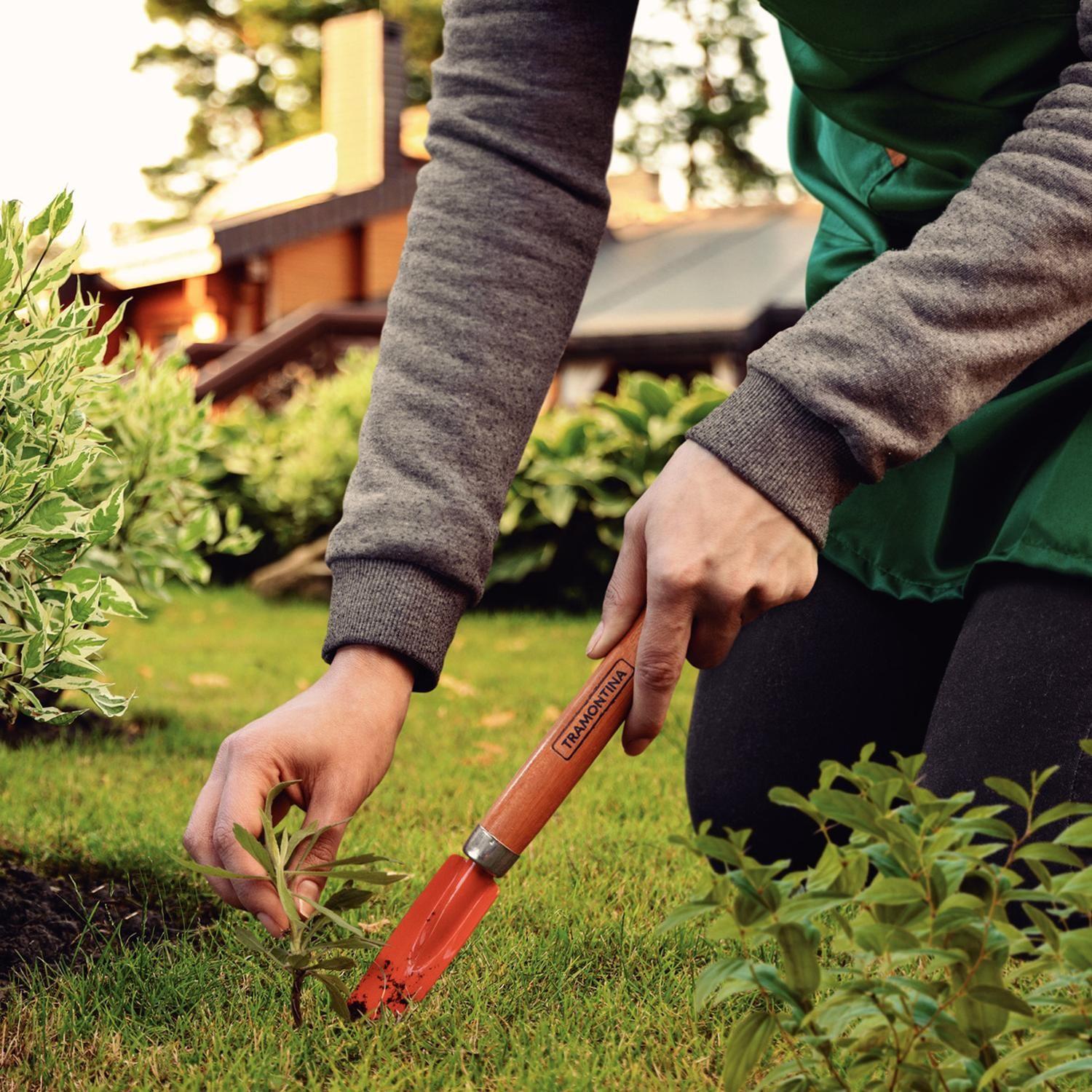 Arrancador De Maleza Para Jardin Mango Madera Tramontina-4