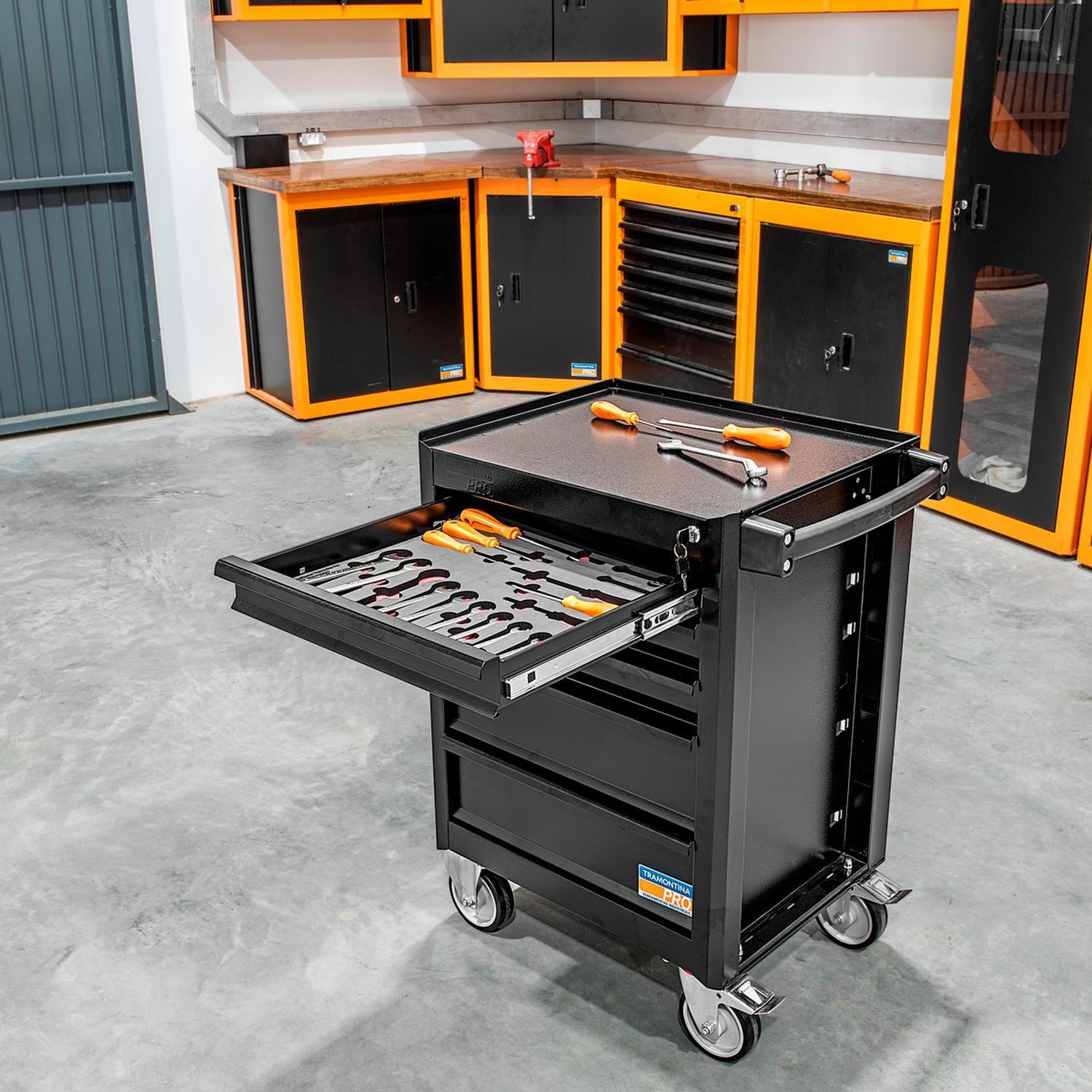 GABINETE 195 HERRAMIENTAS 6 CAJONES TRAMONTINA PRO-3