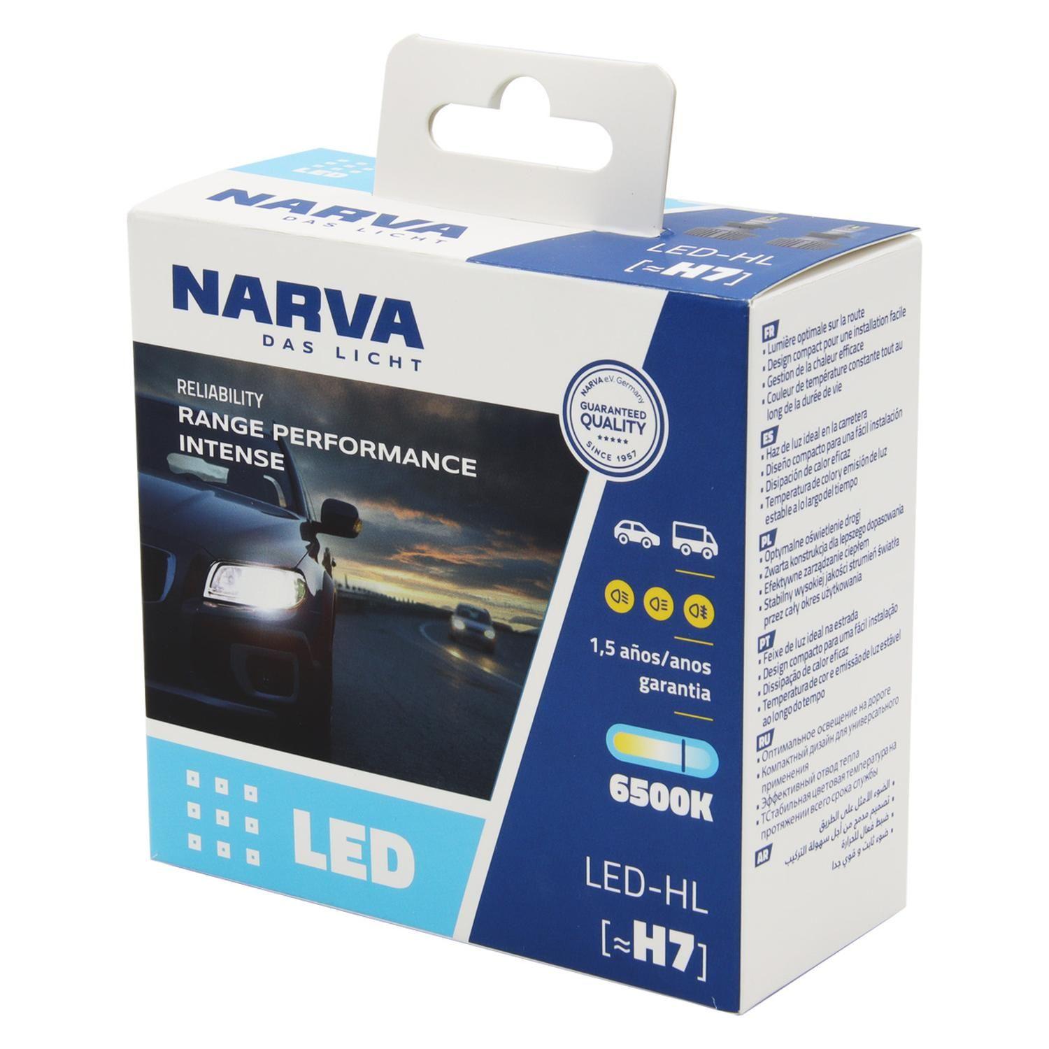 Set Led Narva H7 24W 1224V Blanca-2