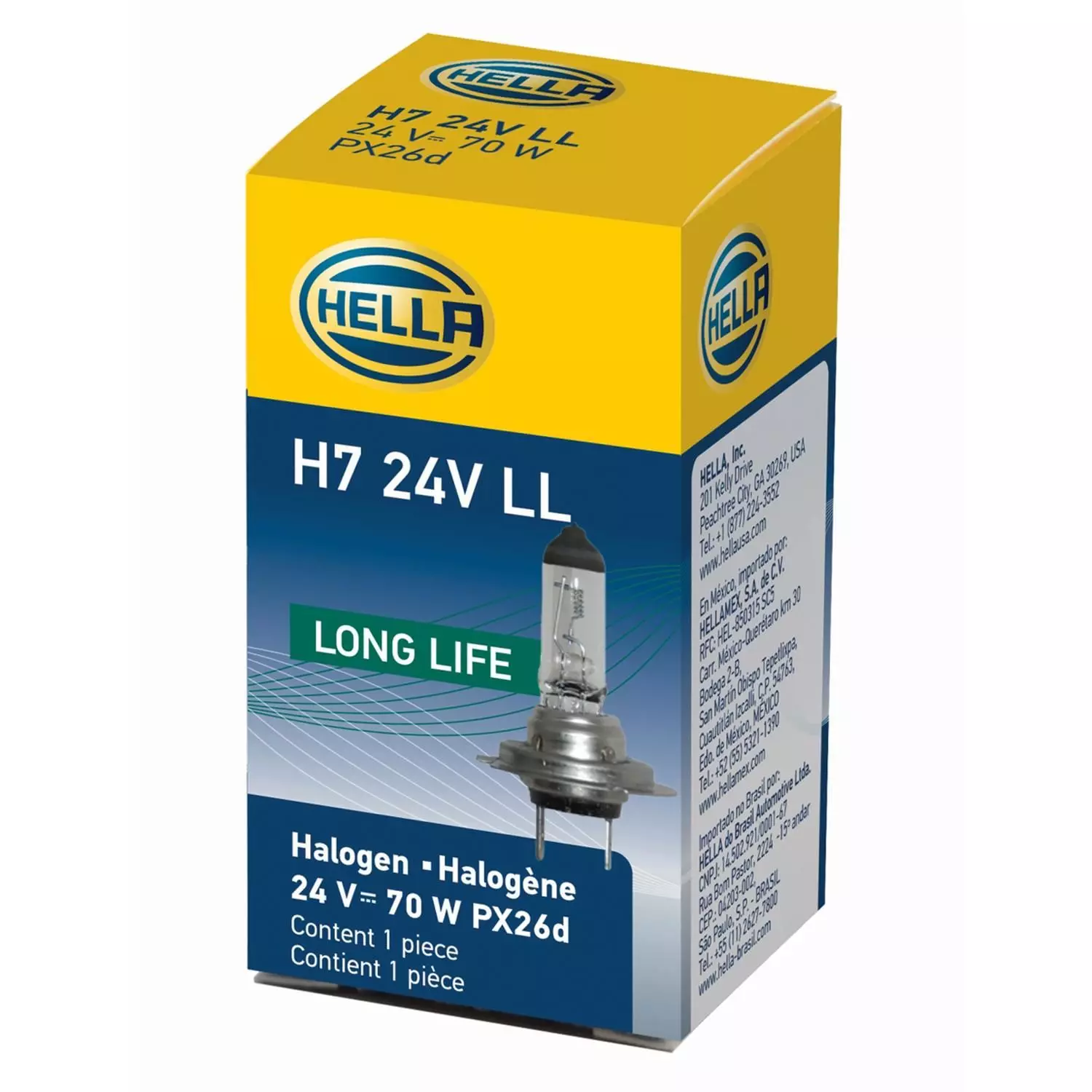 Ampolleta Halógena H7 24V 70W Px26D Cristal-1