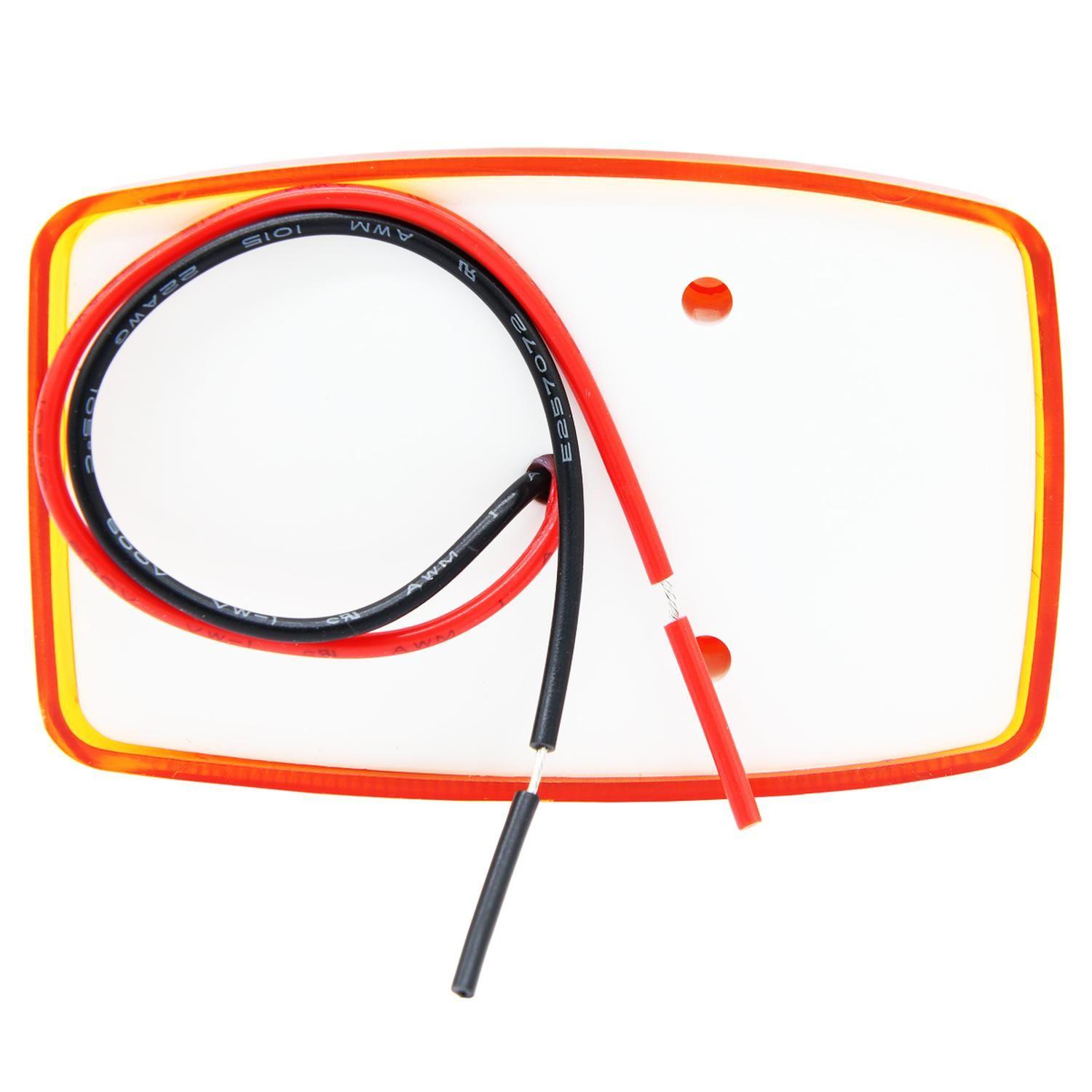 FAROL LAT. 12LED AMBAR BIVOLTAJE 9,5X6CM GF210-1