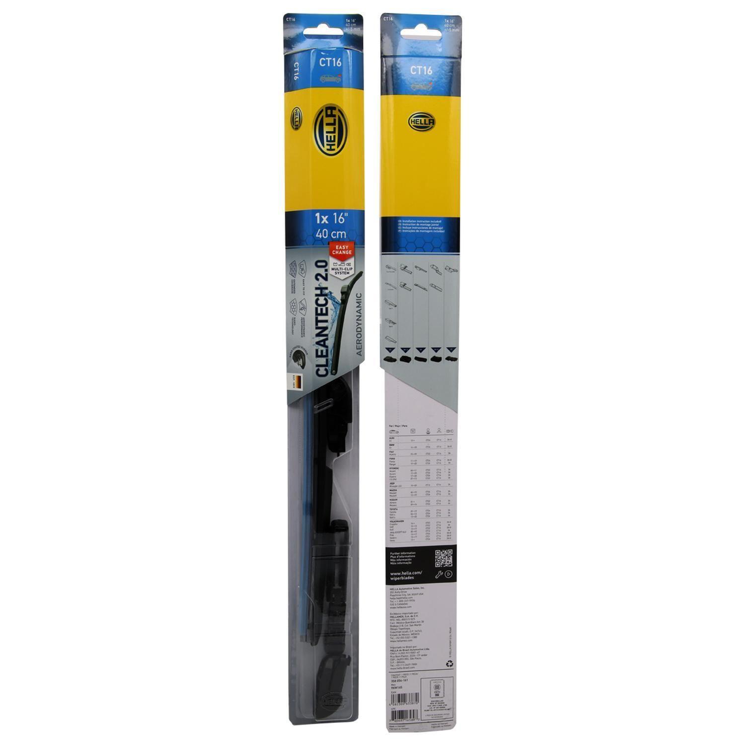 Kit Plumillas Limpiaparabrisas Hella 26 Y 16 Citroën C3-4