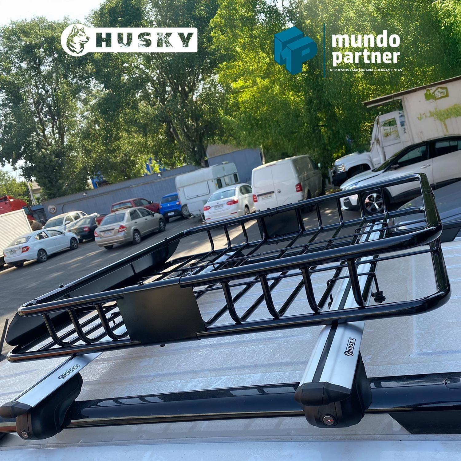 Porta Equipaje Parrilla Para Techo Con Barras Riel Abierto-7