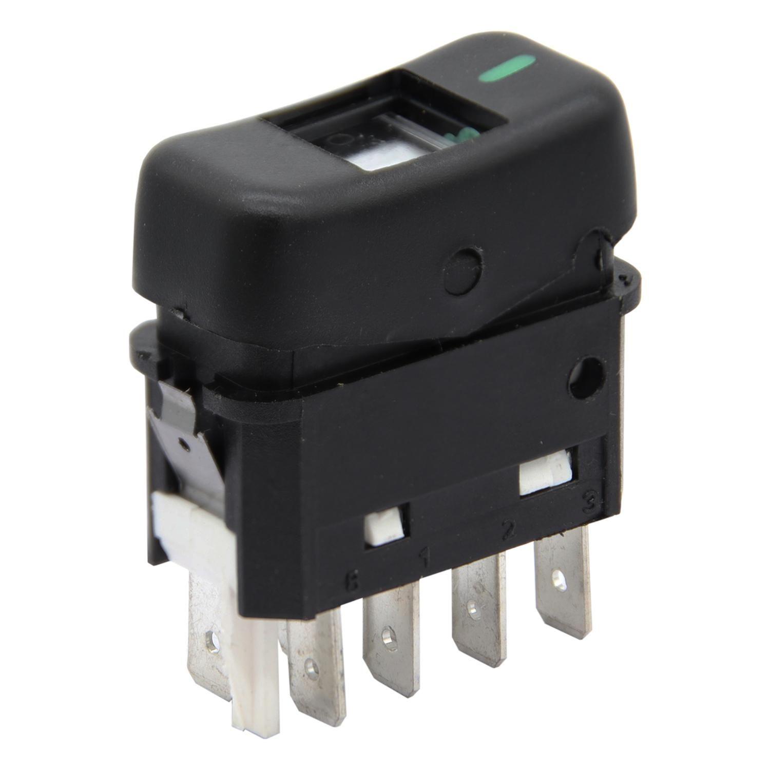 Interruptor Tecla Doble Con Retorno Pul 24V Pr (P-1) 8 Term. Buses (Marcopolo 272001502, Agrale 6012-0