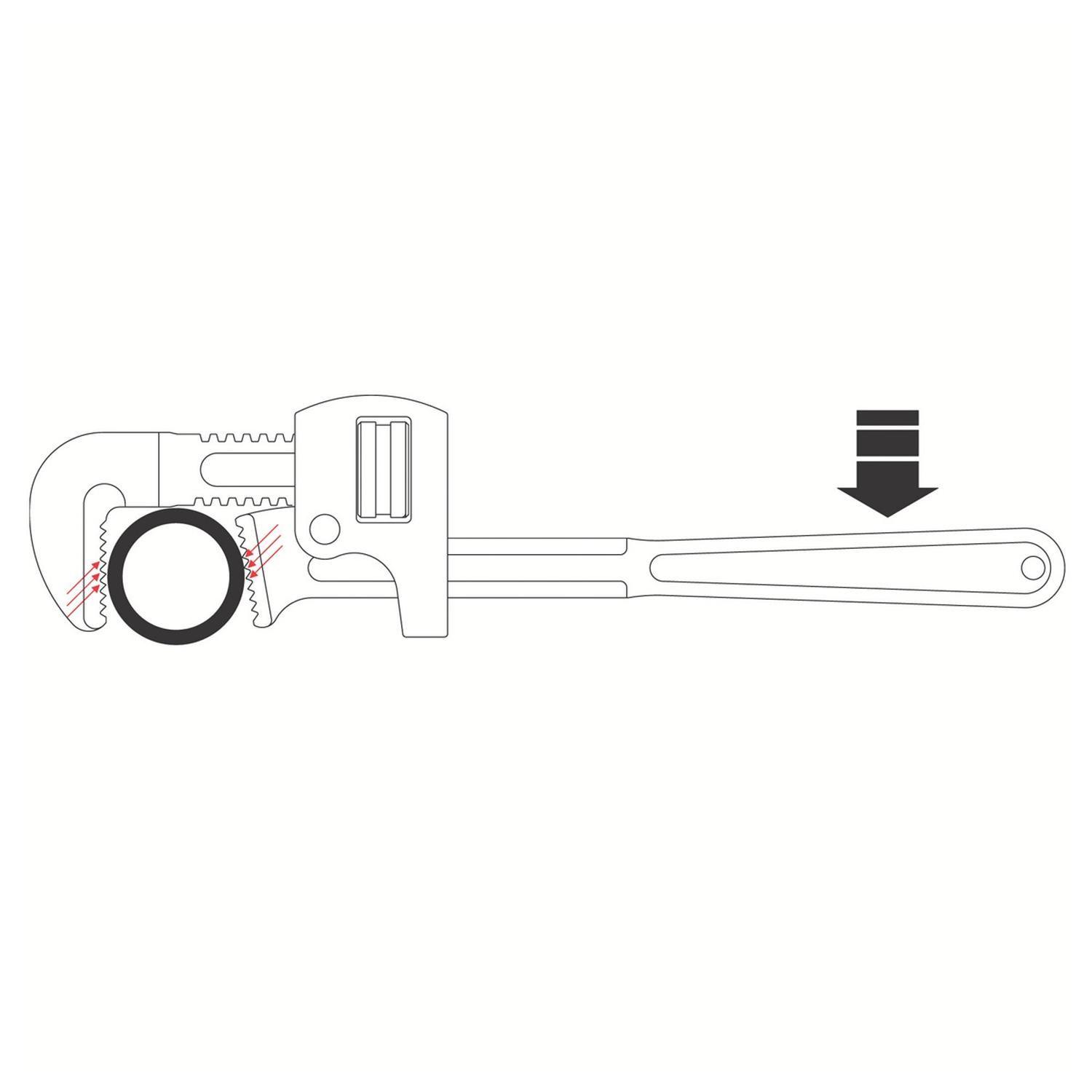 Llave Para Tubo Stillson 12 Tramontina Pro-2