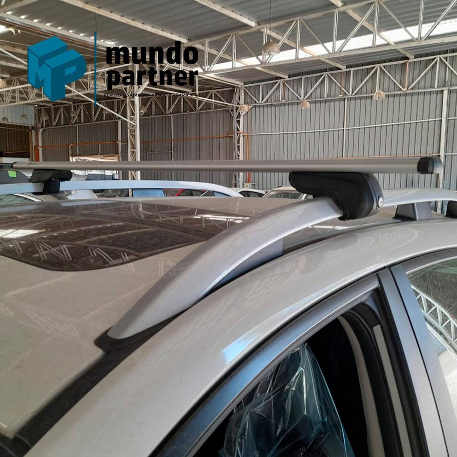 Barra Porta Equipaje Riel Abierto Parrila Auto Universal-3