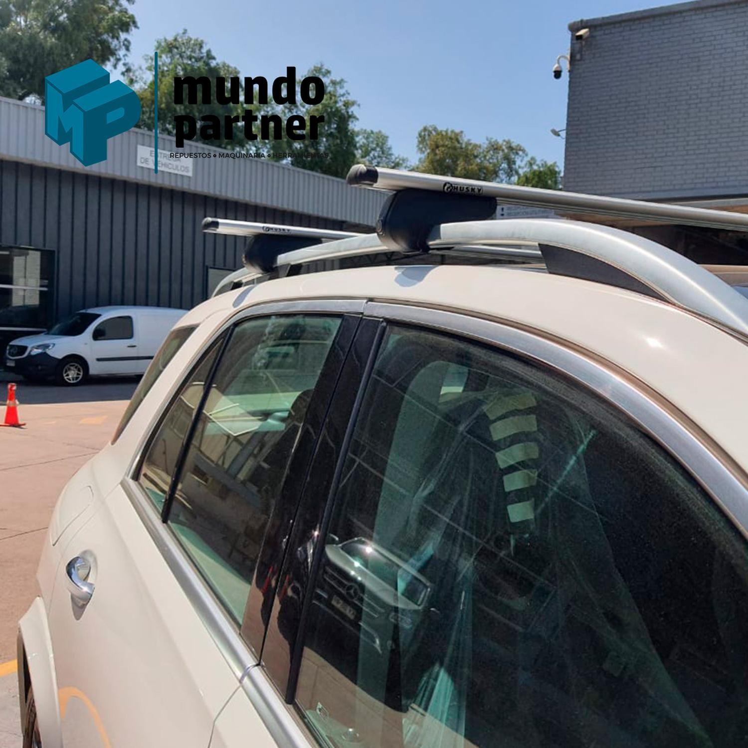 Barra Porta Equipaje Riel Abierto Parrila Auto Universal-5