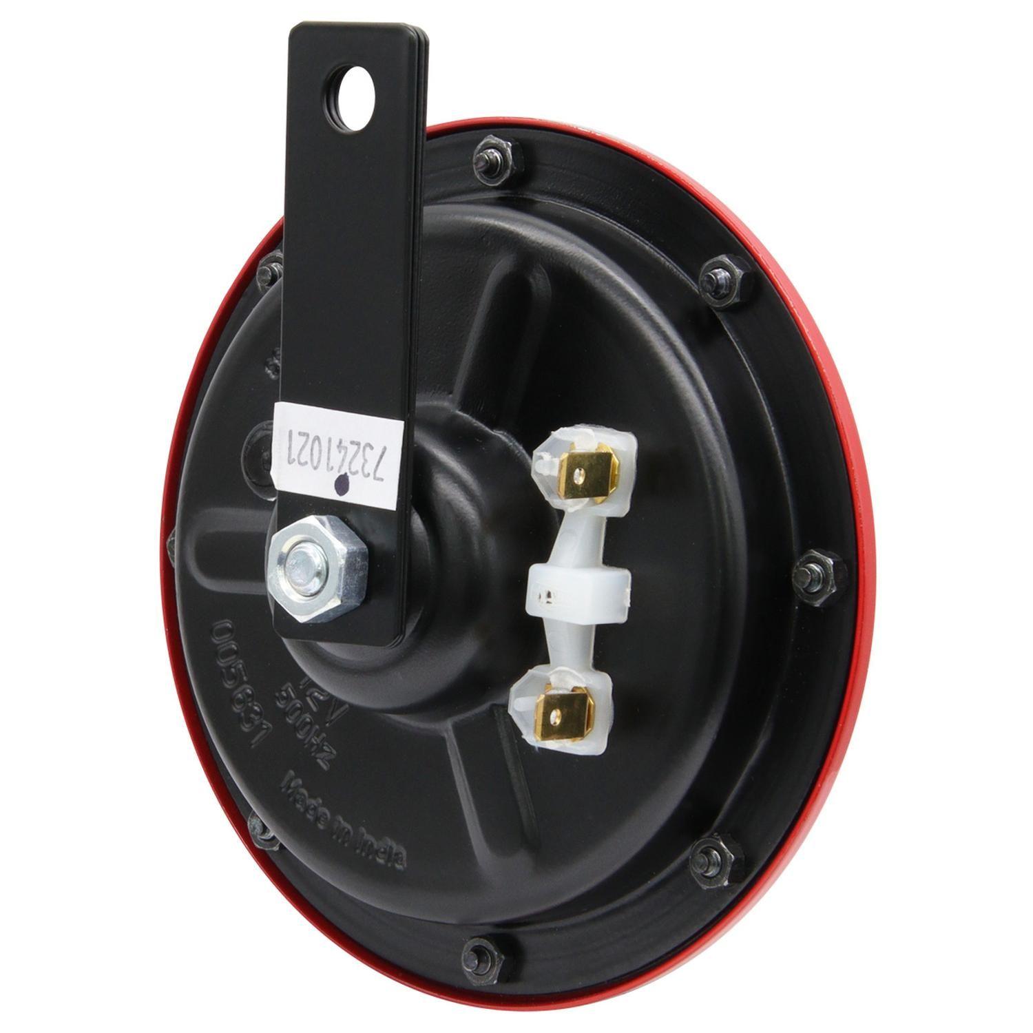 Bocina Original Hella Plato Roja Super Tono 12V 500Hz 118Db-2
