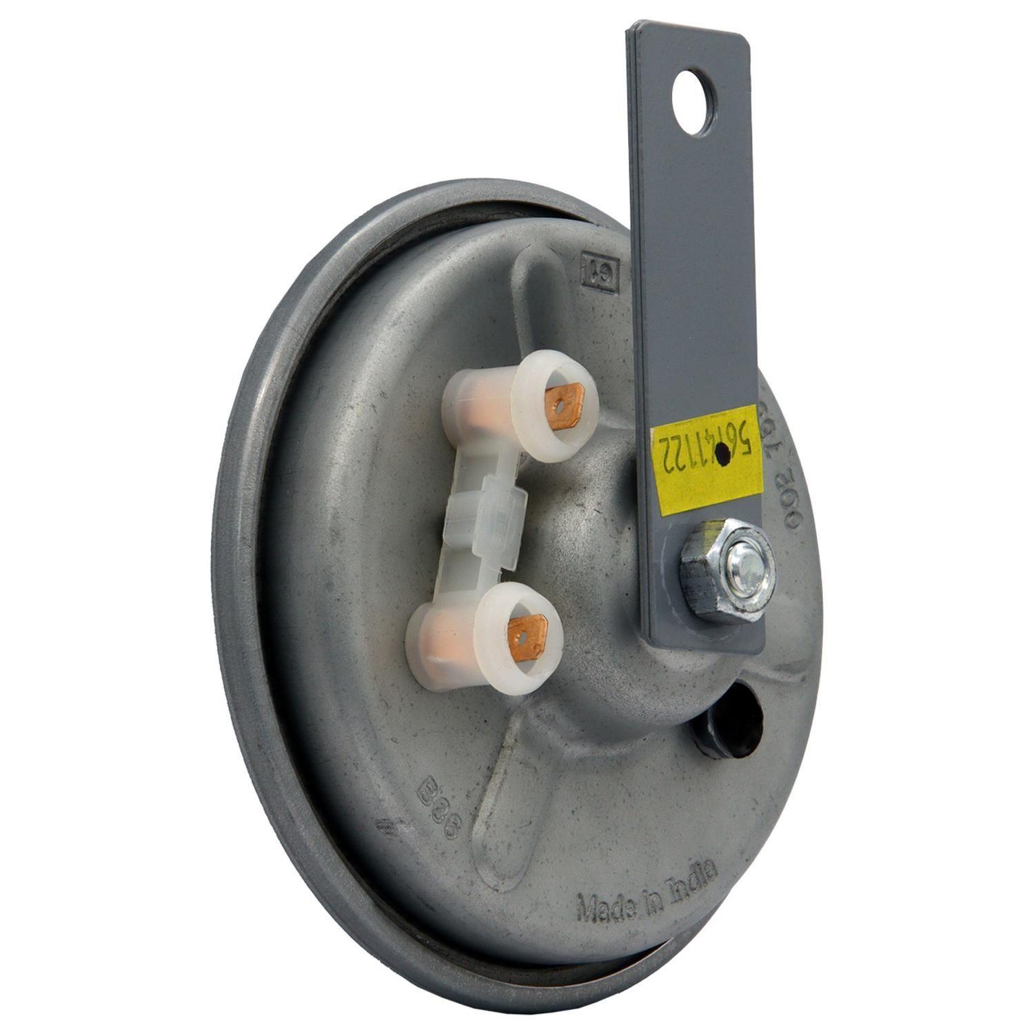 Bocina Tipo Plato Gris 24V 72W 400Hz 112MM-2