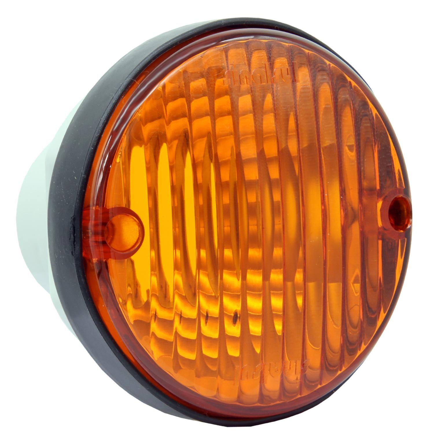 Faro Delimitador Delantero Trasero Bus Brasil 95Mm Ambar-1