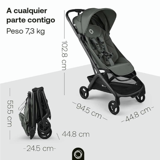 Coche Bugaboo BUTTERFLY 2- Heritage Black-4