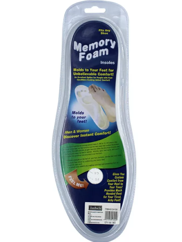 Plantilla Espuma Memory Form Para Zapatos Y Zapatillas-0