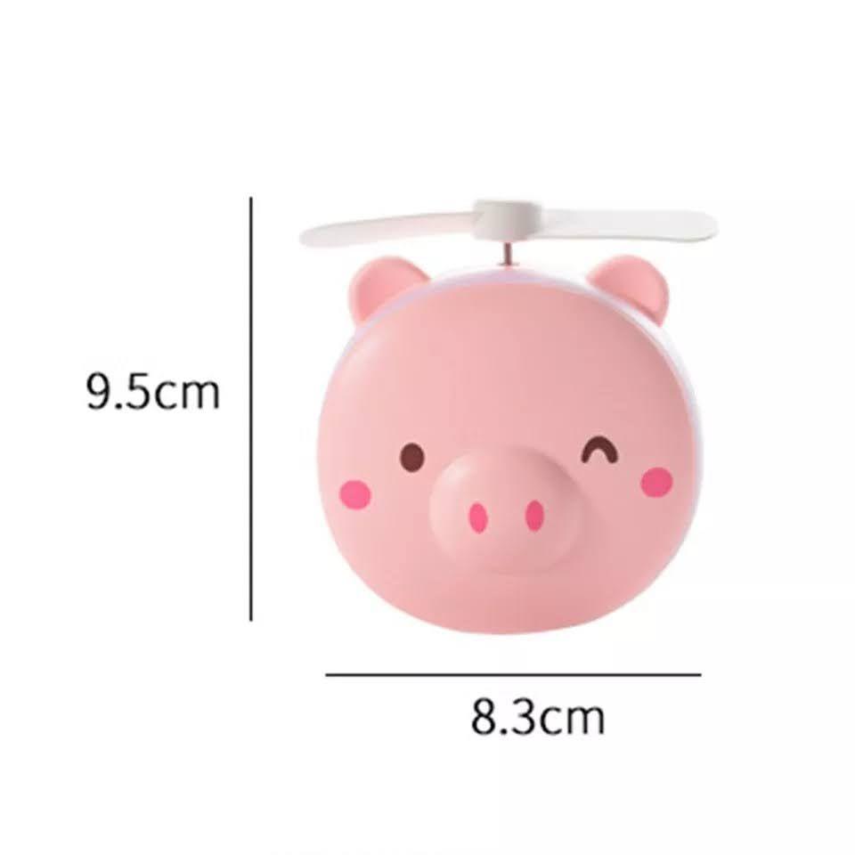 Mini Ventilador Usb Recargable Con Espejo + Luces Maquillaje-3