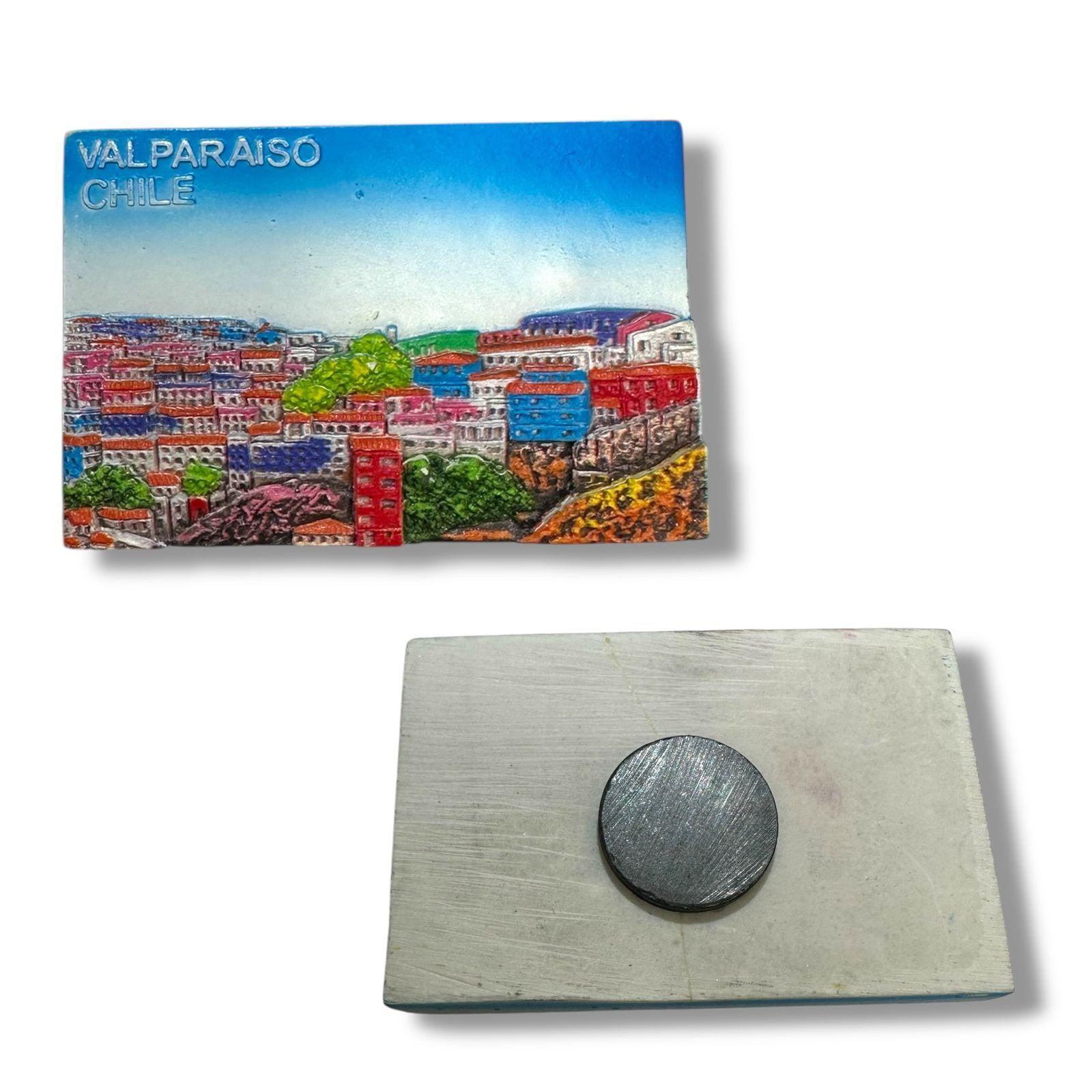 Pack x3 Imanes Refrigerador Decorativo Recuerdo Chile -4