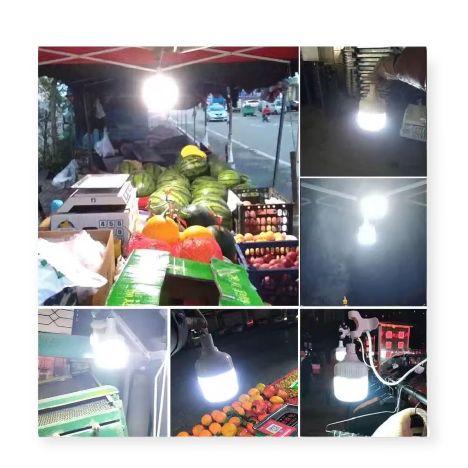 Portatil Recargable Emergencia Usb Luce 80w Led Lámpara Foco-2