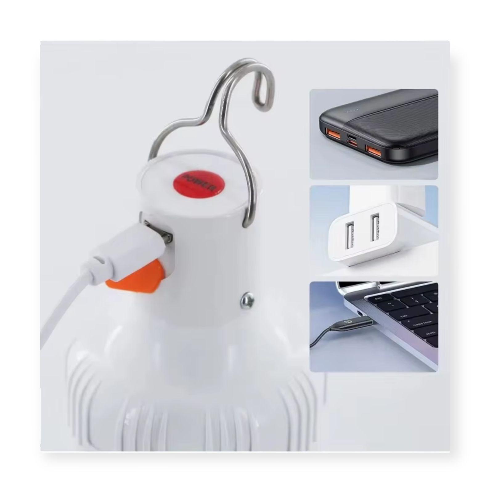 Portatil Recargable Emergencia Usb Luce 80w Led Lámpara Foco-4