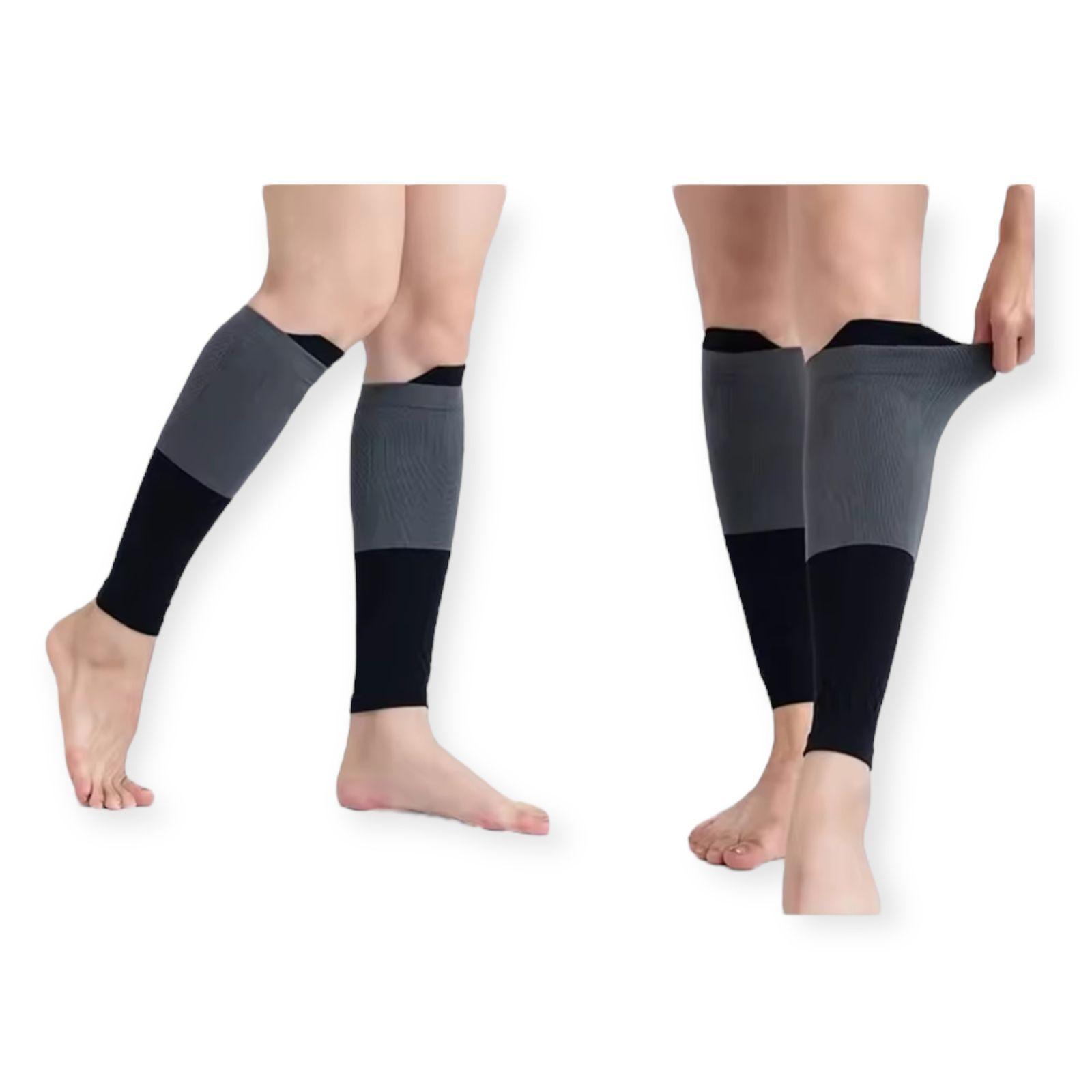 Medias Deportivas Compresion Sin Pie Calcetines Antideslizante 1 Par-3