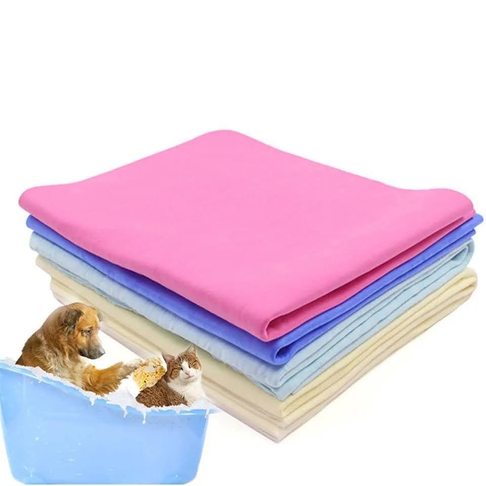 Toalla Super Absorbente Reusable Baño Perro Gato Mascotas -4