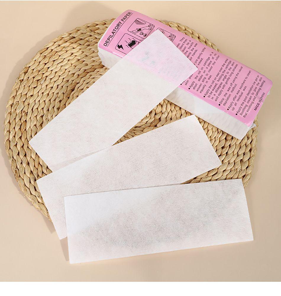Bandas Depilatorias Papel Cera Para Depilar 100 Und-4
