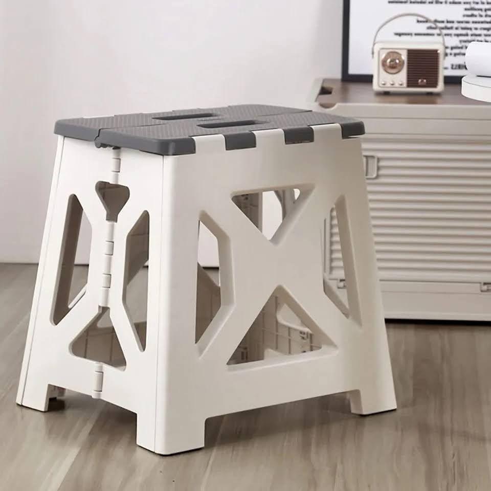 Piso Plegable Taburete Banquito Portátil Escala 31x21x27-5