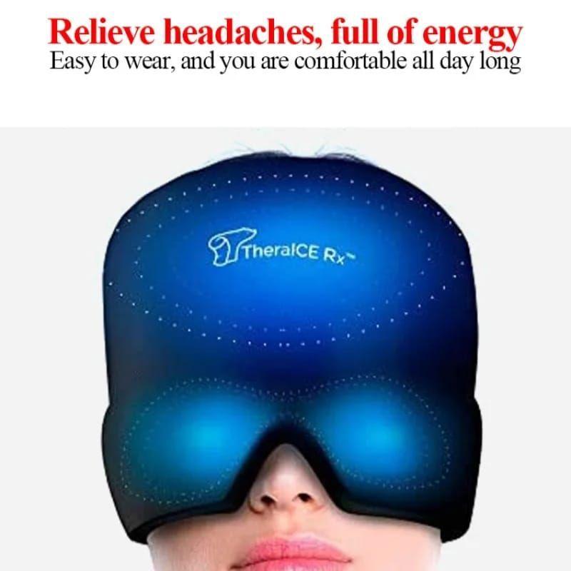 Gorro Gel Tipo Compresa Terapia Alivio Migraña Dolor Cabeza-2
