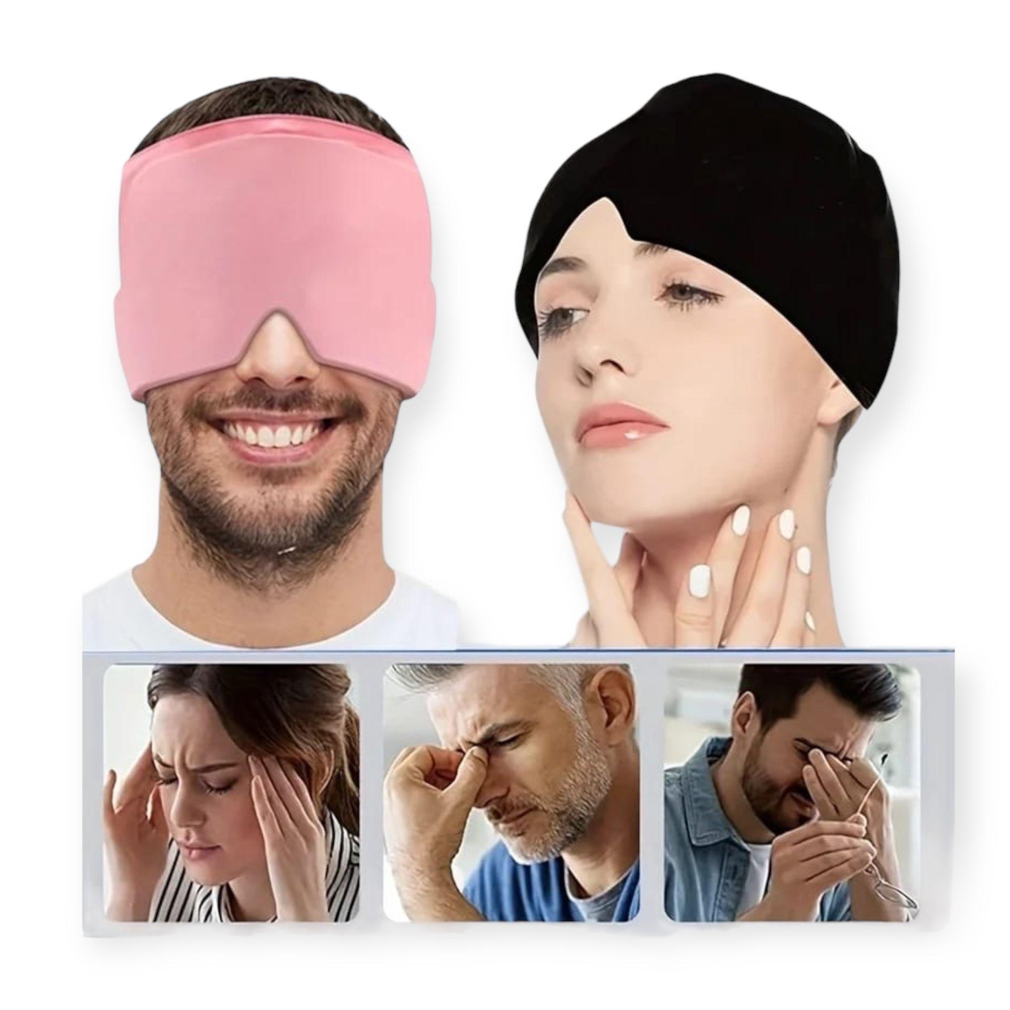 Gorro Gel Tipo Compresa Terapia Alivio Migraña Dolor Cabeza-7