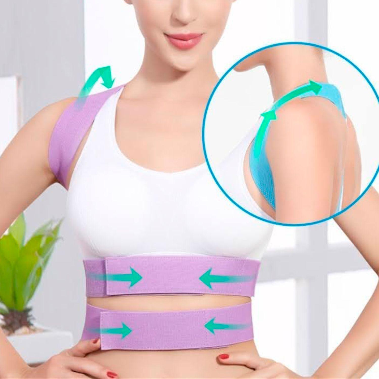 Faja Corrector Postura Soporte Espalda Lumbar Clavicula-2