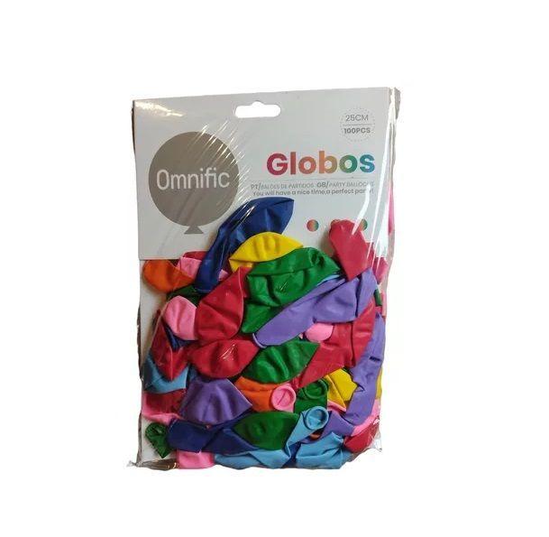 Pack x100 Globlos de Colores Liso 25cm Fiesta Decoracion -4
