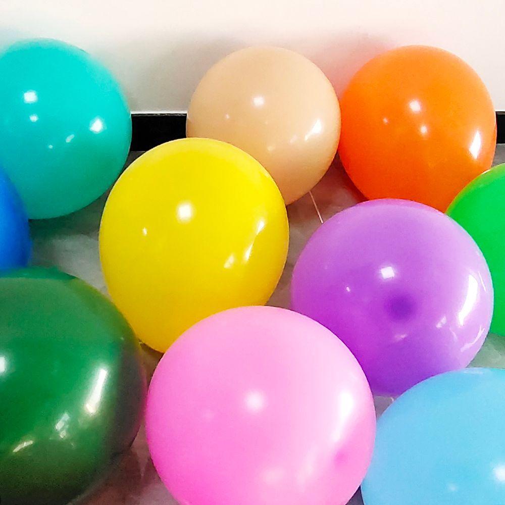 Pack x100 Globlos de Colores Liso 25cm Fiesta Decoracion -6