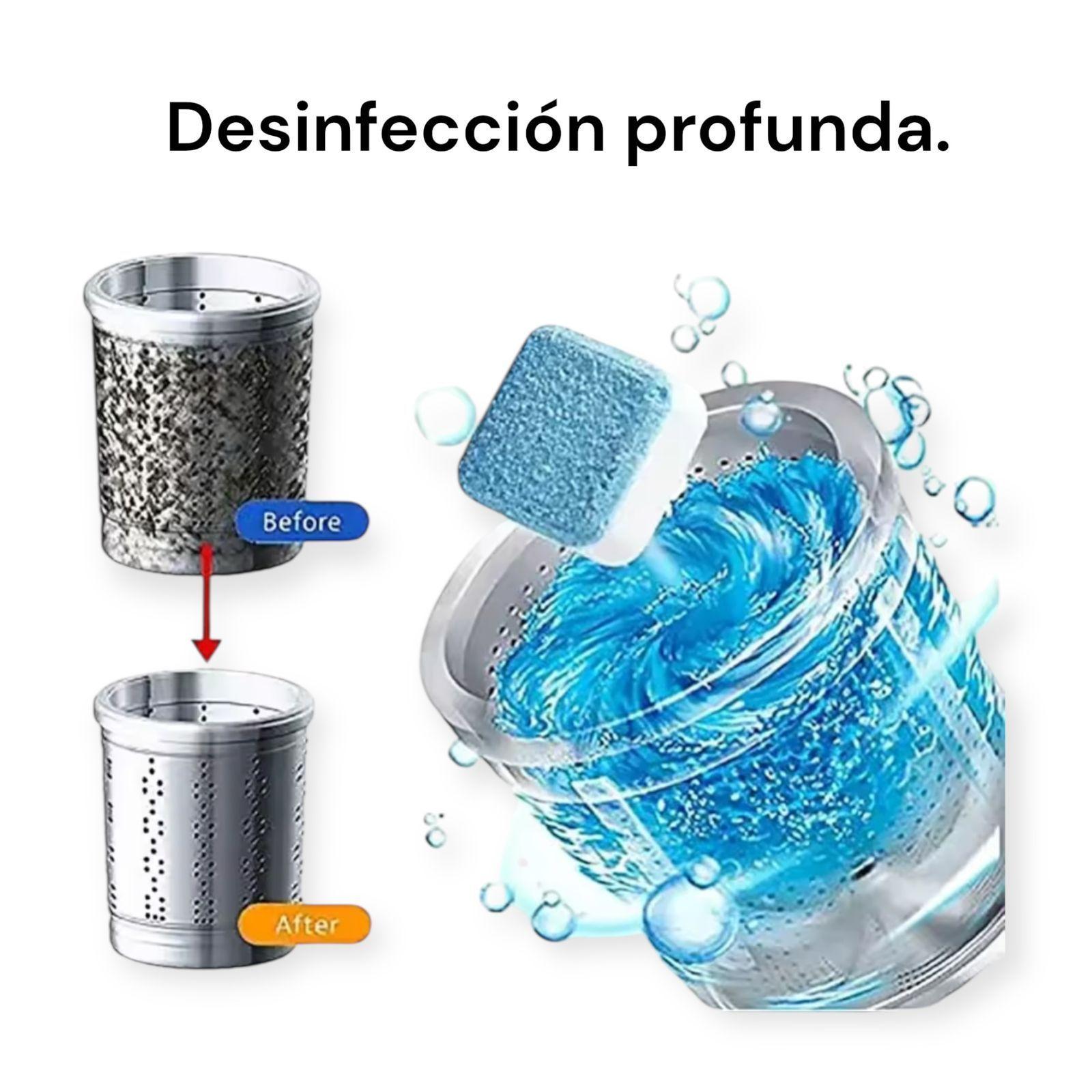 Pastillas Efervescentes Para Limpieza De Lavadora Pack X24-6