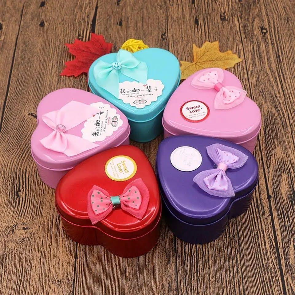 Peluche De Osito Con Rosas Aromaticas Caja Metalica Corazon-5