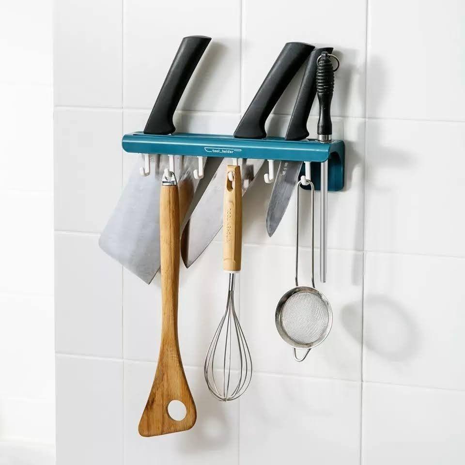 Soporte Organizador Rack Para Utensilios Cocina Cuchillos-1