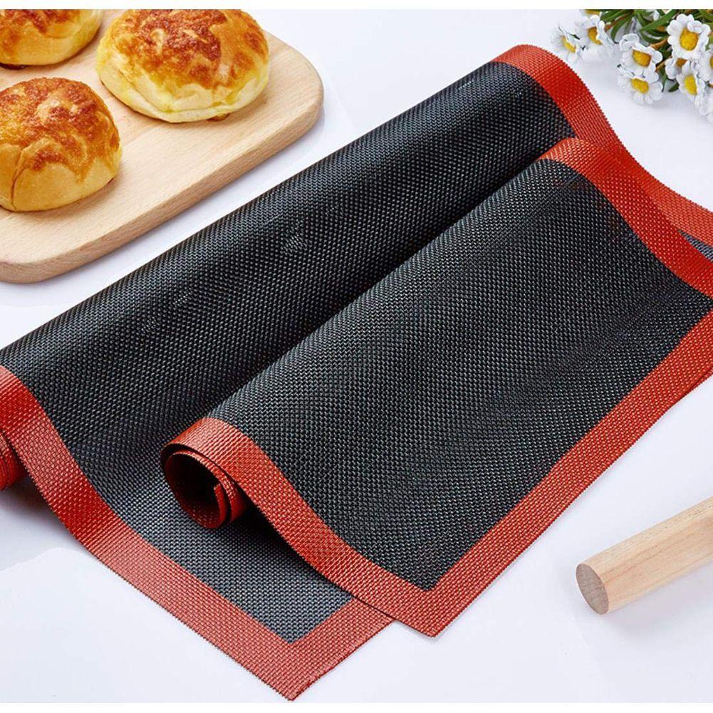 Mat Silicona Para Hornear Antihaderente Bandeja Reusable-4