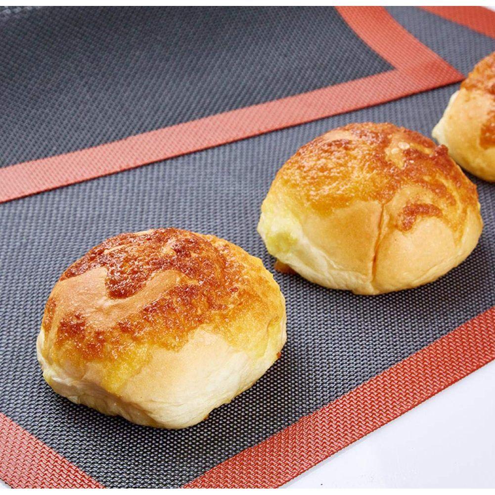 Mat Silicona Para Hornear Antihaderente Bandeja Reusable-5