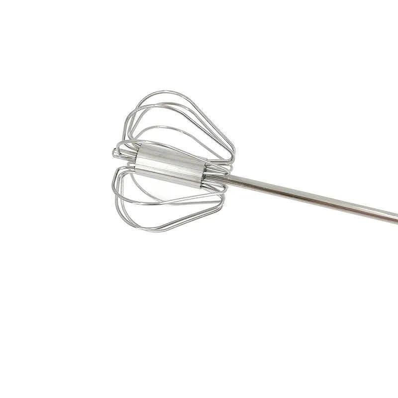Batidor de Huevos Manual Retractil Espumador Acero Inox.-2