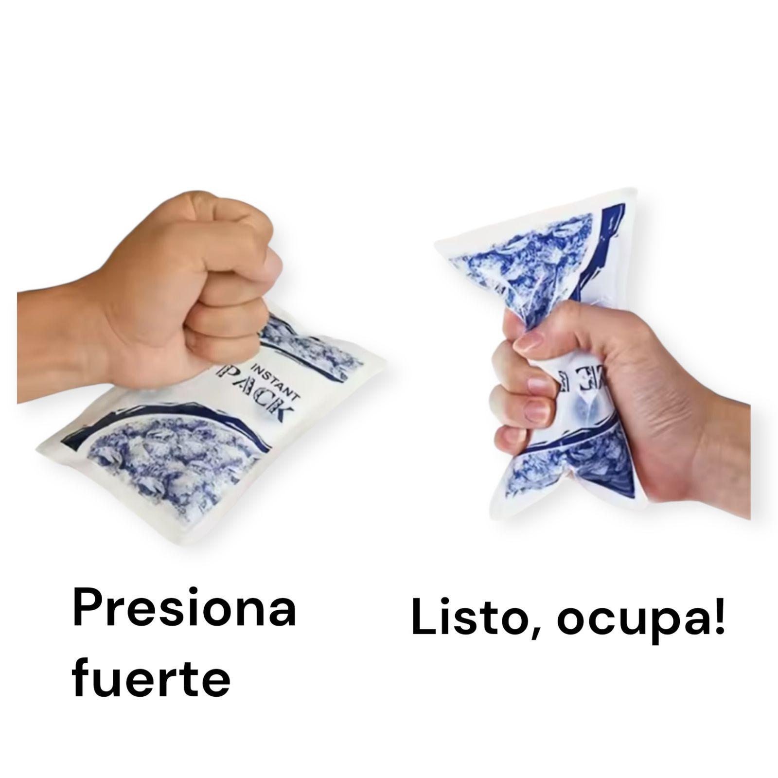 Pack x4 Bolsas Hielo Seco Refrigerador Lonchera Terapia-5