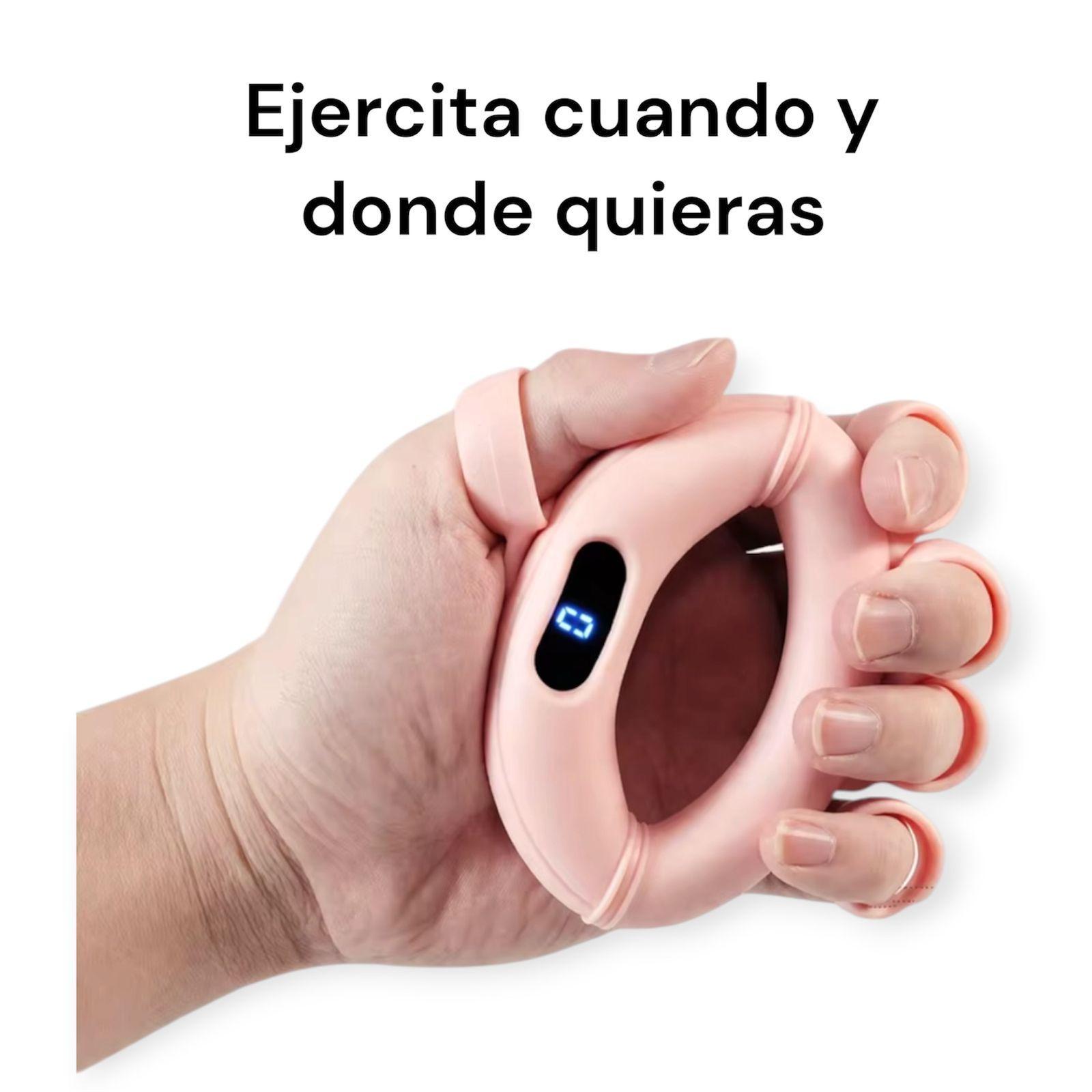 Ejercitador Dedos Mano Fortalecedor Con contador LCD Recargable-5