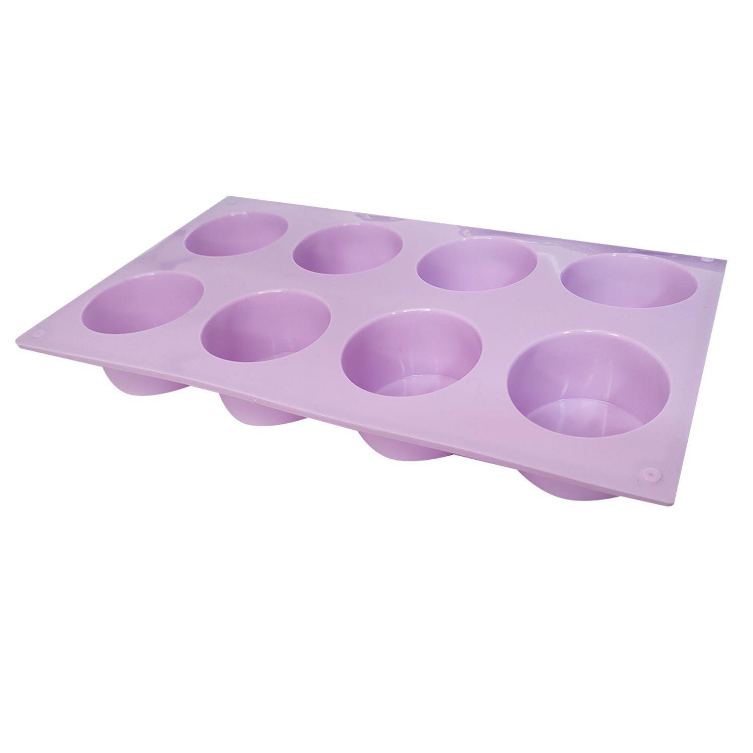 Molde Para Cupcakes De Silicona 8 Queques Reposteria Cocina-2
