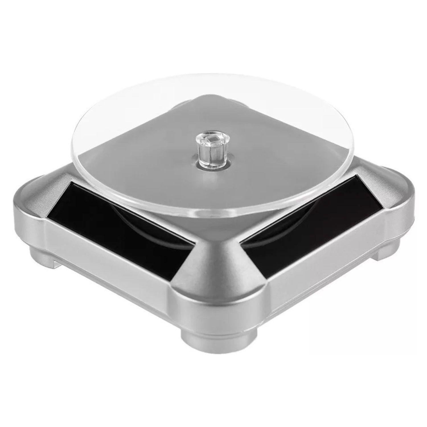 Exhibidor Mostrador Joyas 360 Giratorio Panel Solar-3