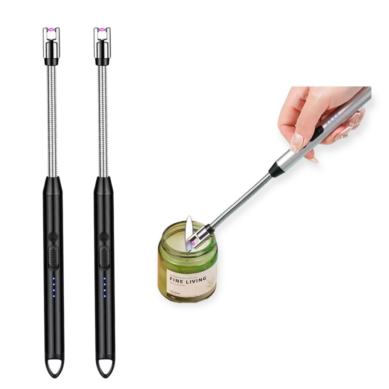 Chispero Encendedor Usb Eléctrico Plasma Recargable Premium-2