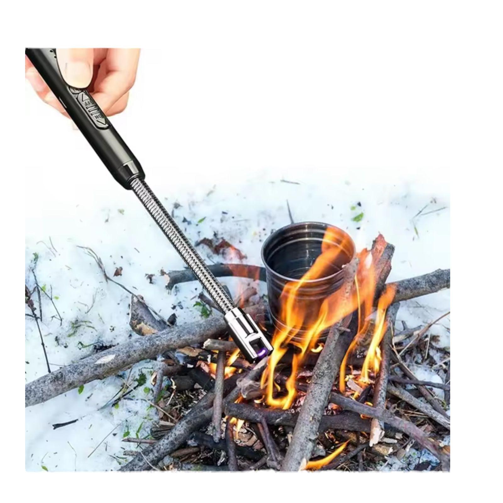 Chispero Encendedor Usb Eléctrico Plasma Recargable Premium-7