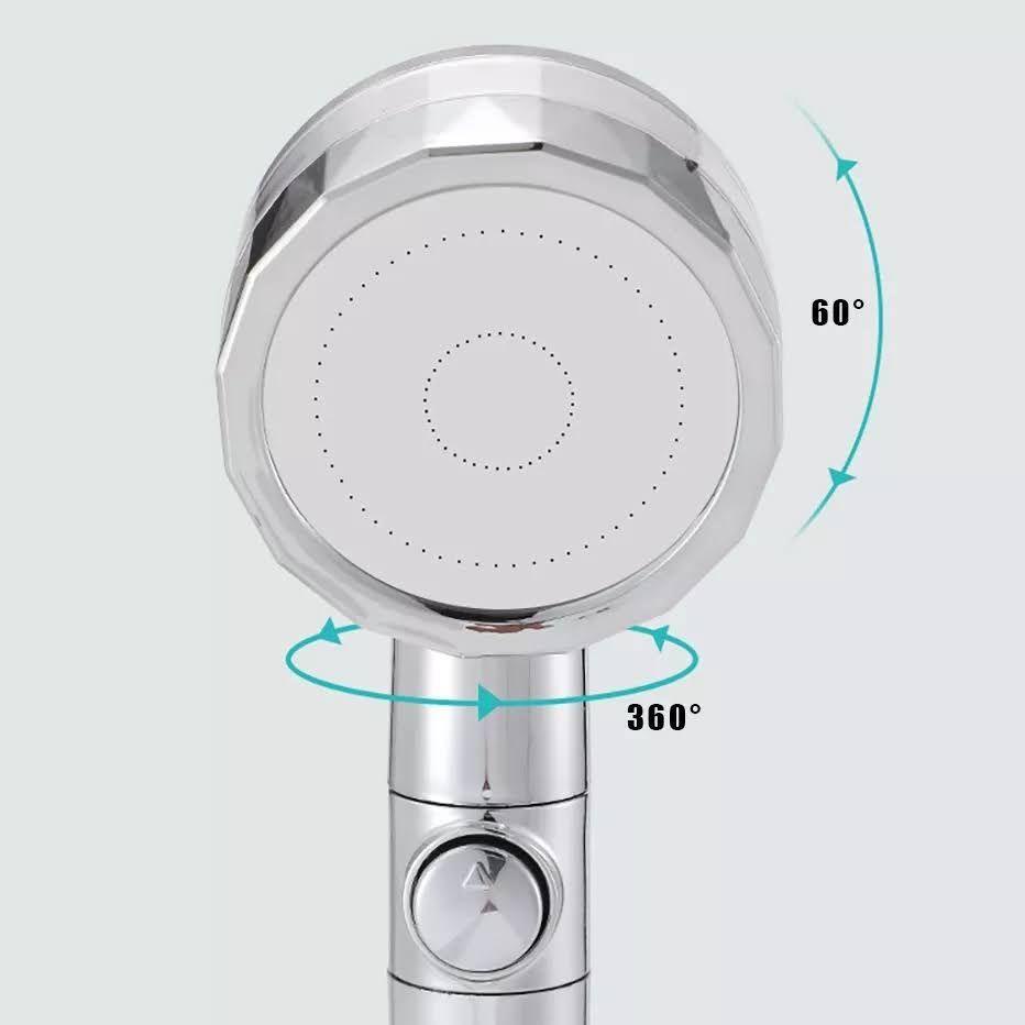 Cabezal Ducha Turbo Aumenta Presion Silver-2